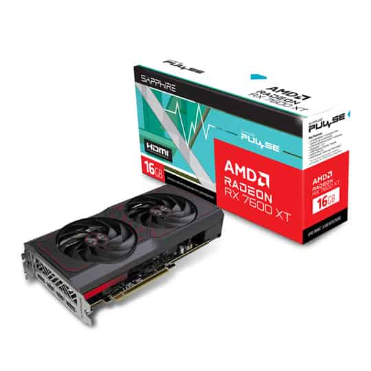 Sapphire AMD Radeon RX 7600 XT PULSE 16GB Graphics Card